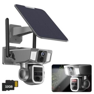 Sončna kamera z dvojnim objektivom